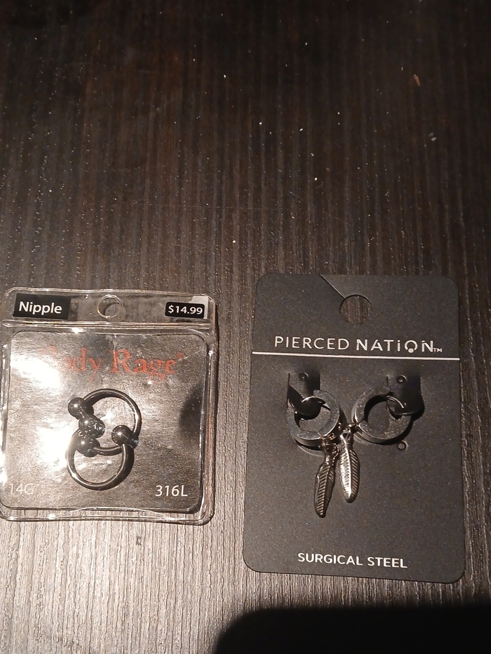 Pierced Nation Black Surgical Steel ( Body Piercings)